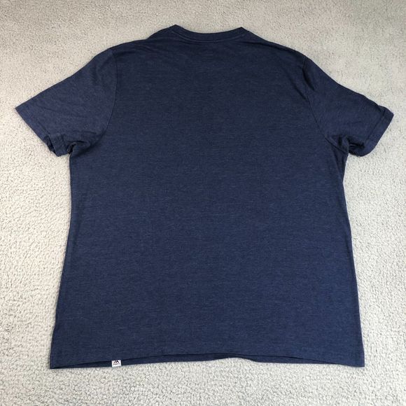 New York Yankees Shirt Mens 2XLarge Navy Blue Majestic MLB Baseball Graphic Tee - Picture 5 of 7